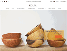 Tablet Screenshot of kolpaworld.com